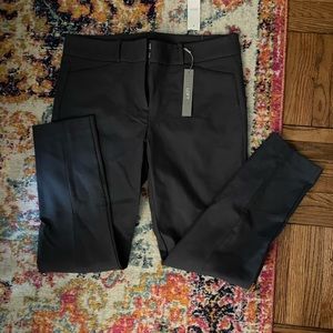 NWT Loft dark grey Marisa skinny work slacks